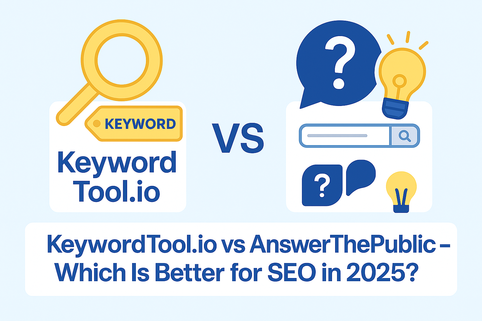 KeywordTool.io vs AnswerThePublic