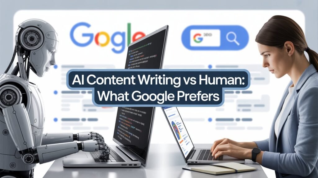AI Content Writing vs Human What Google Prefers