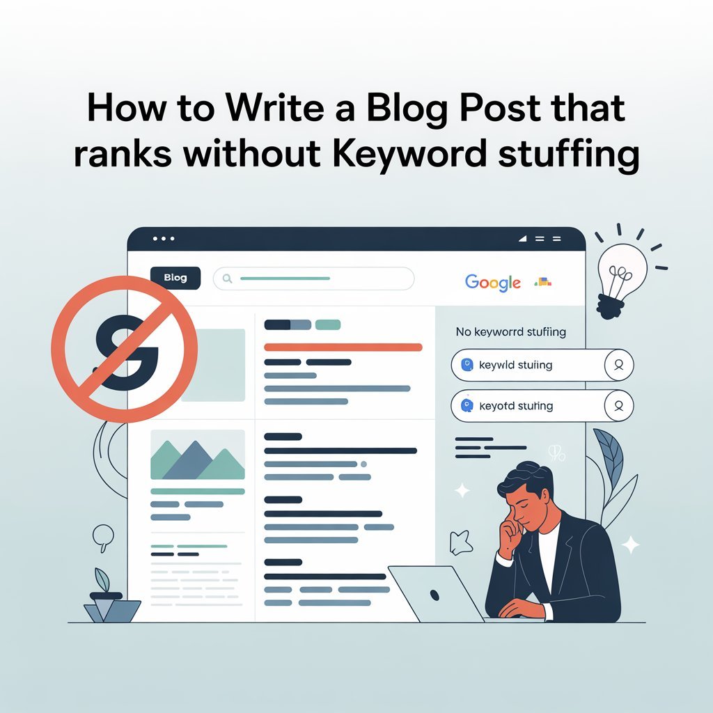 How to Write a Blog Post That Ranks Without Keyword Stuffing