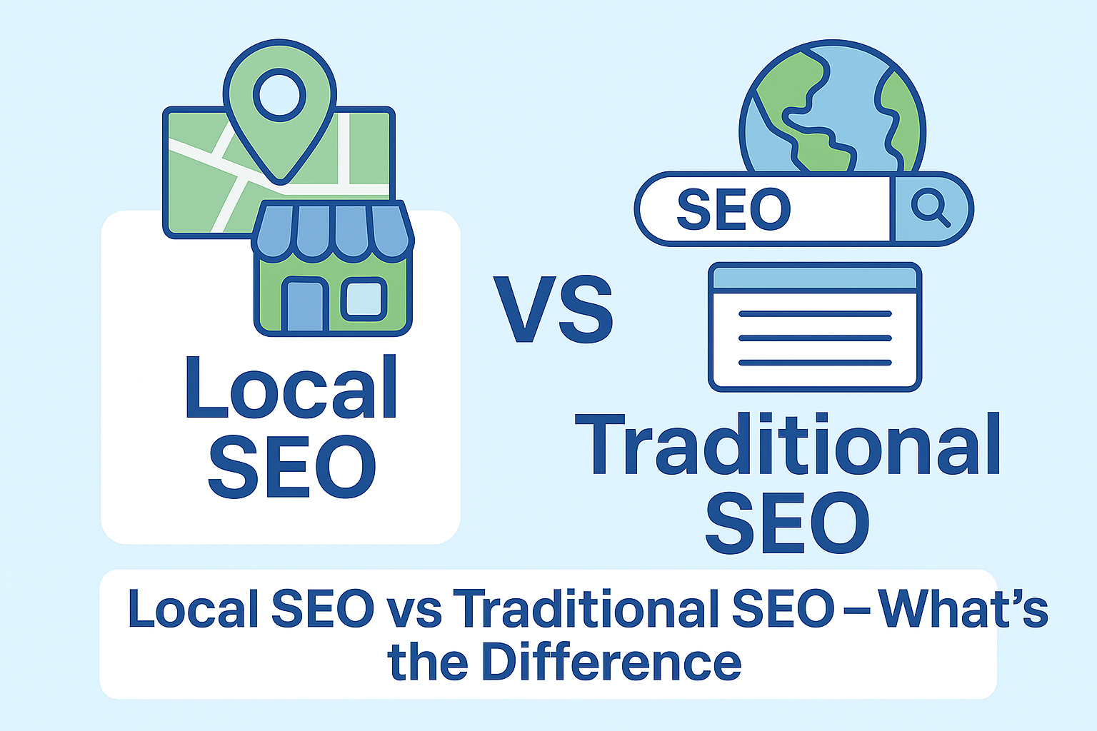 Local SEO vs Traditional SEO – What’s the Real Difference?