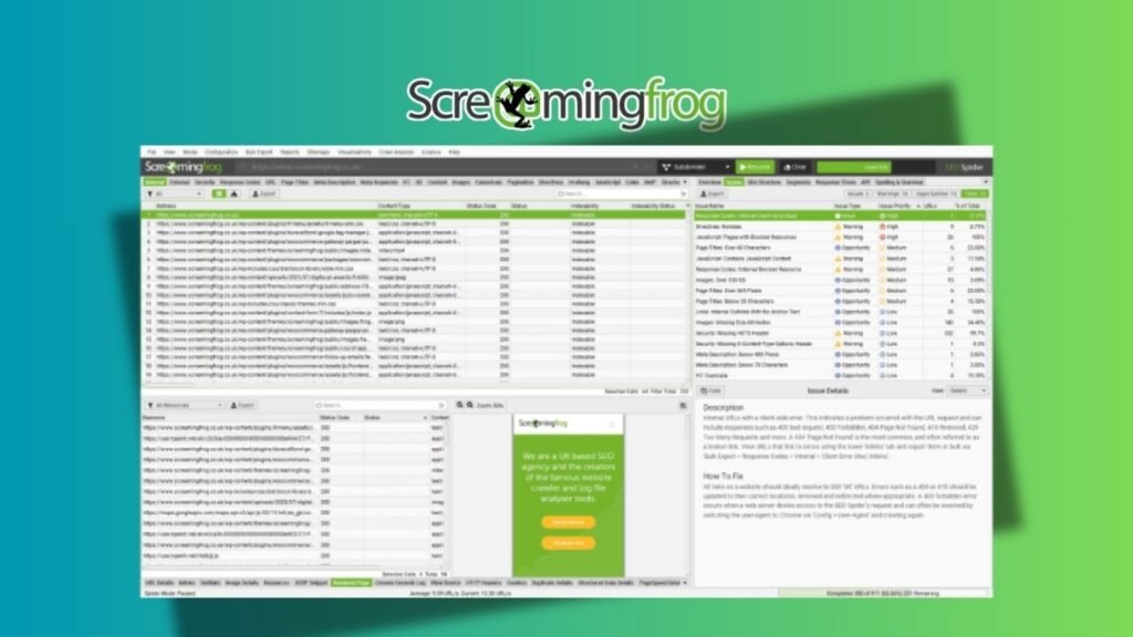 Screaming Frog SEO Spider